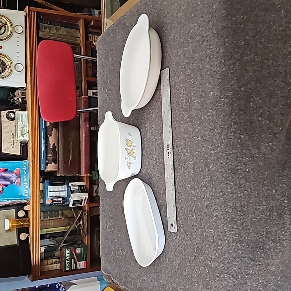 Vintage Corning Ware P-14-B / P-43-B / P-140-B